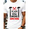 Men'S Music Soothes My Soul Graphic T-Shirt - Short-Sleeve Crewneck with Headphone Print, Summer Beach & Casual Wear, Beach T Shirt