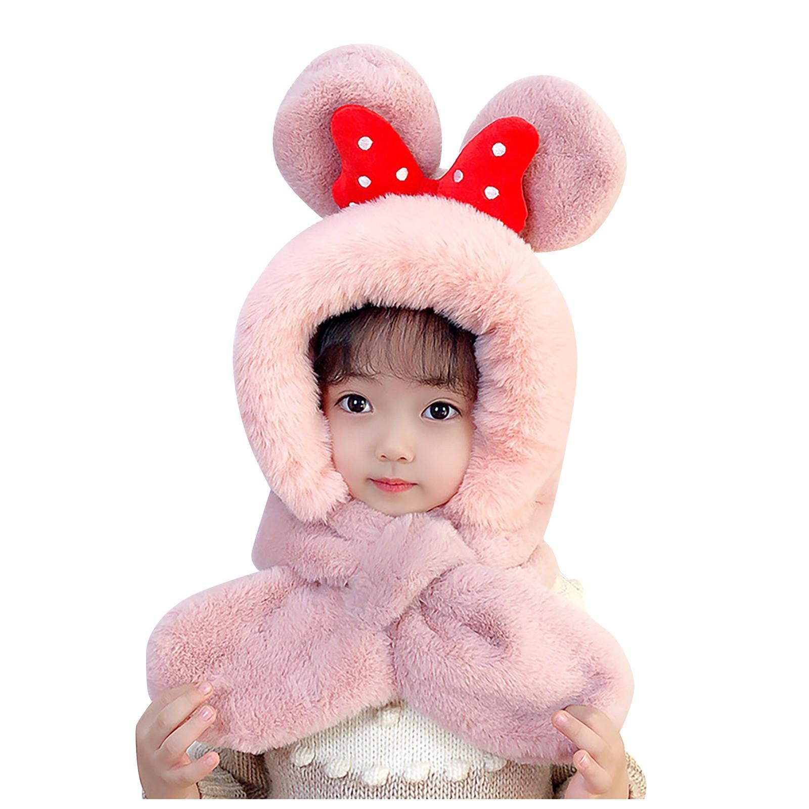 Детская плюшевая шапка — фото 4