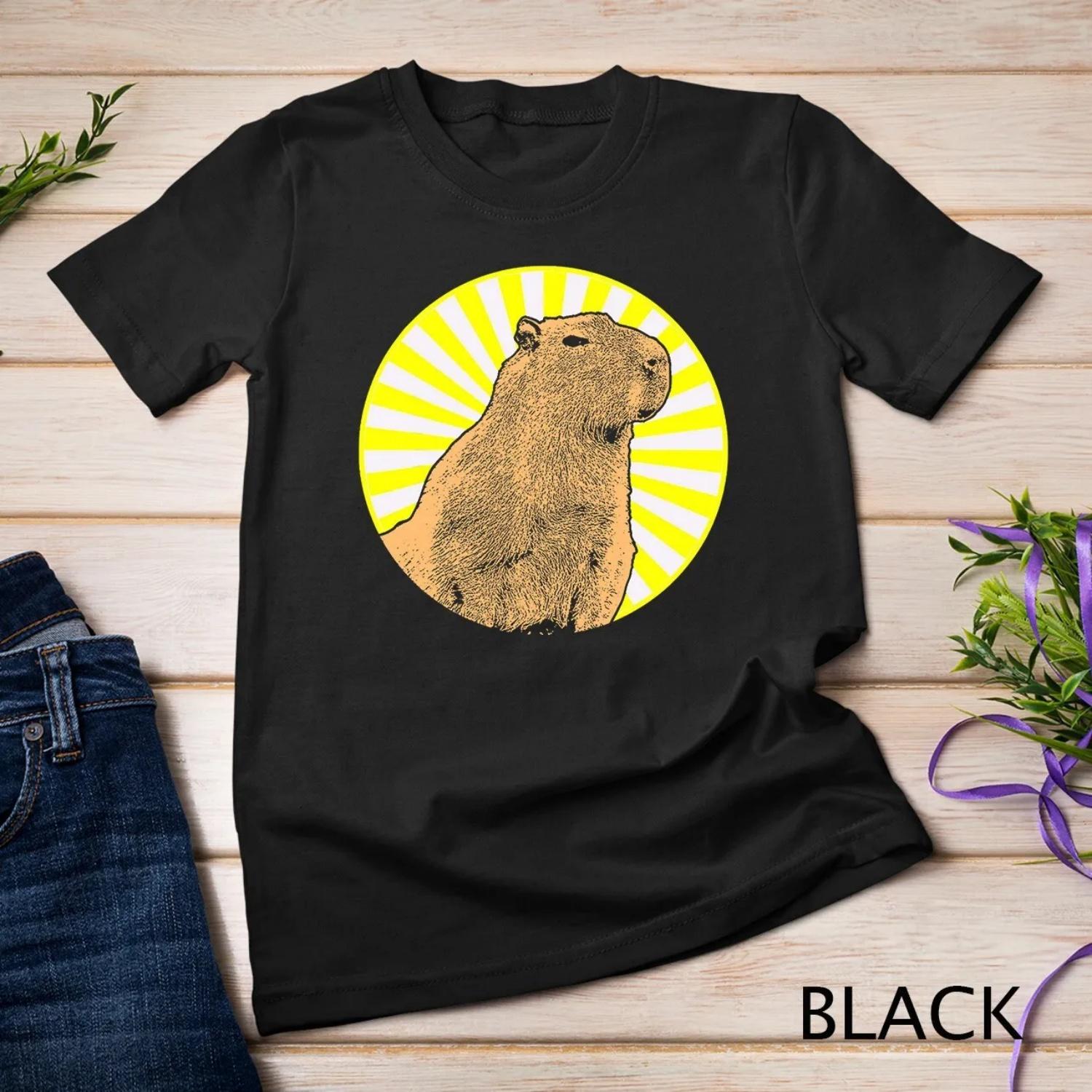 

Vintage Capybara T Shirt S чёрный