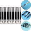 13Pcs Adjustable Dual Head Pencil Extender Holder Pencil Lengthener Pencil Saver Friendly for Art Craft Hobby Office Makeup Pencil Eyeliner Color