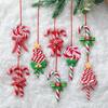 PVC-Lutscher-Weihnachtsbaumschmuck Neujahrs-Raumdekoration Weihnachts-Hängeanhänger Frohes Neues Jahr Haus-Tischdekoration Weihnachten Deko