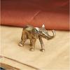 Creative Bronze Sculpture Mini Elephant Statue Tea Pet Dining Table Decoration Animal Crafts Home Decoration Living Room