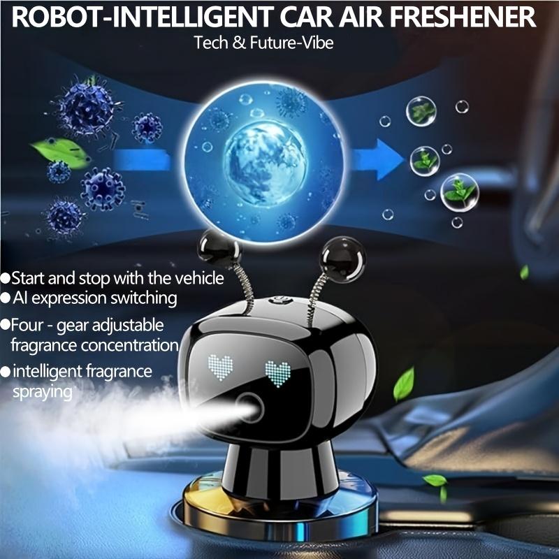 Design Robot Difuzor de Aromă Auto Reîncărcabil Ochi Emoționali AI 4 Moduri Reglabile Odorizant Inteligent pentru Mașină