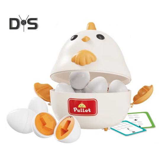 

Набор головоломок «Соответствующие яйца» 24 шт., обучающая игрушка для сортировки по номерам и формам, игра для развития моторики у детей, обучающая игрушка для малышей 1 Set