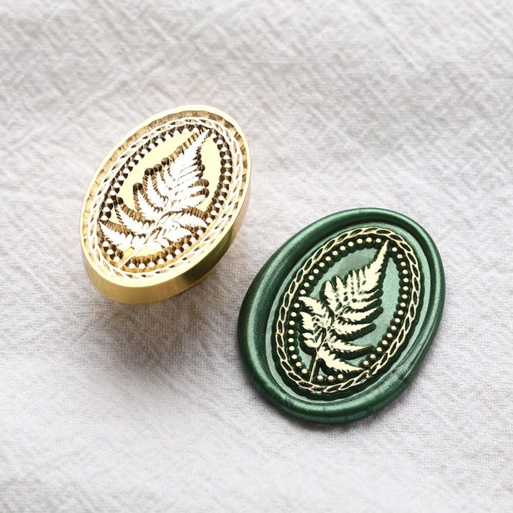 Round Scrapbooking Sealing Wax Brass Sealing Wax Stamp Head  Gift Packaging Cards