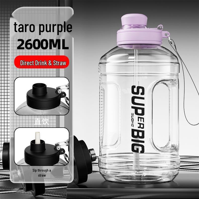 Durable Large-Capacity Sports Water Bottle – Anti-Fall, Wear-Resistant, Portable for Men & Women