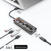 10-in-1 Transparent Type-C USB Hub Expansion Dock
