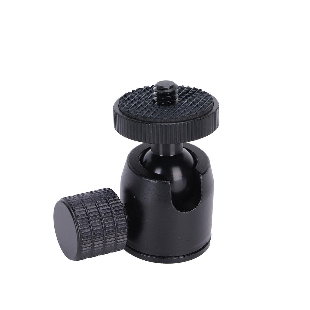 Mini Tripod Ball Head with 1 4 Inch Screw and Hot Shoe Mount Adapter for DSLR Camera Ring Light