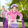 1 Kids Bike Basket+2 Handlebar Grips+2 Tassel Streamers For Kids Boys Girls Bicycles Tricycles Scooters Bike Handlebar Cover