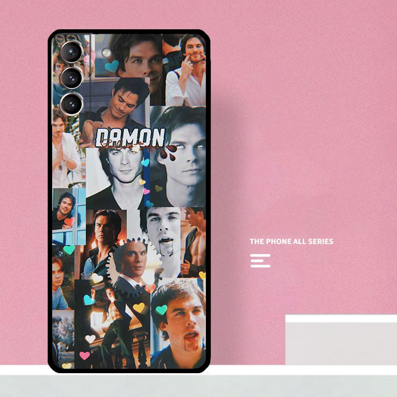 Damon Salvatore The Vampire Diaries Phone Case For Samsung Galaxy S24 S26 Ultra S20 S21 S22 S23 S25 Plus S10 S25 FE Cover Coque