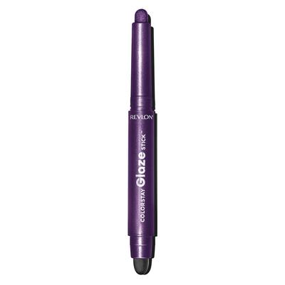 Revlon Color Stay Glaze Stick 876 with Wisteria Smudger Mauve Brown X Pink Eye Shadow (Sponge) (Color Image Pearl) 1.04g
