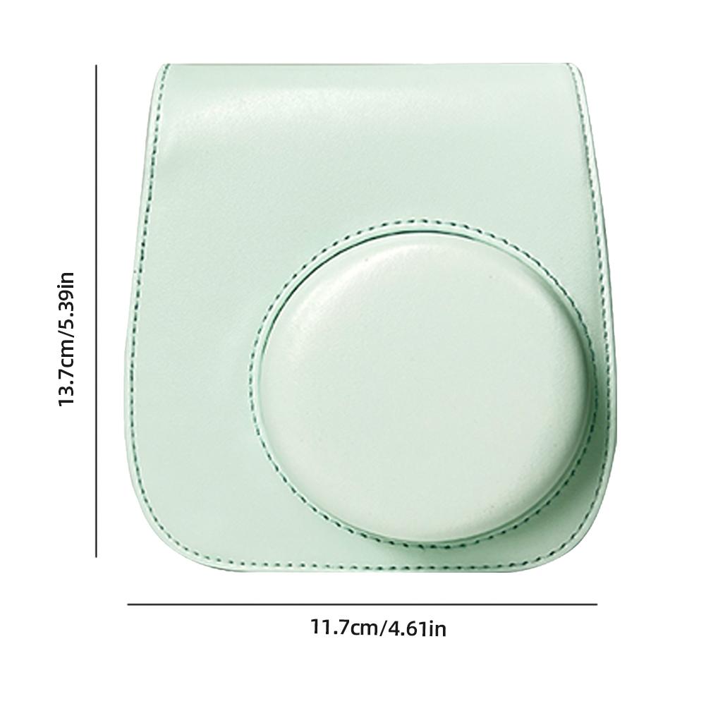 Retro Instant Camera Protective Case Camera Shoulder Bag PU Leather Lightweight Accessories for Fujifilm Instax Mini 12/11/9/8