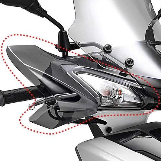 

YAMAHA Knuckle Visor Smoke CYGNUS X 2019 Model Q5K-YSK-119-R01 дим
