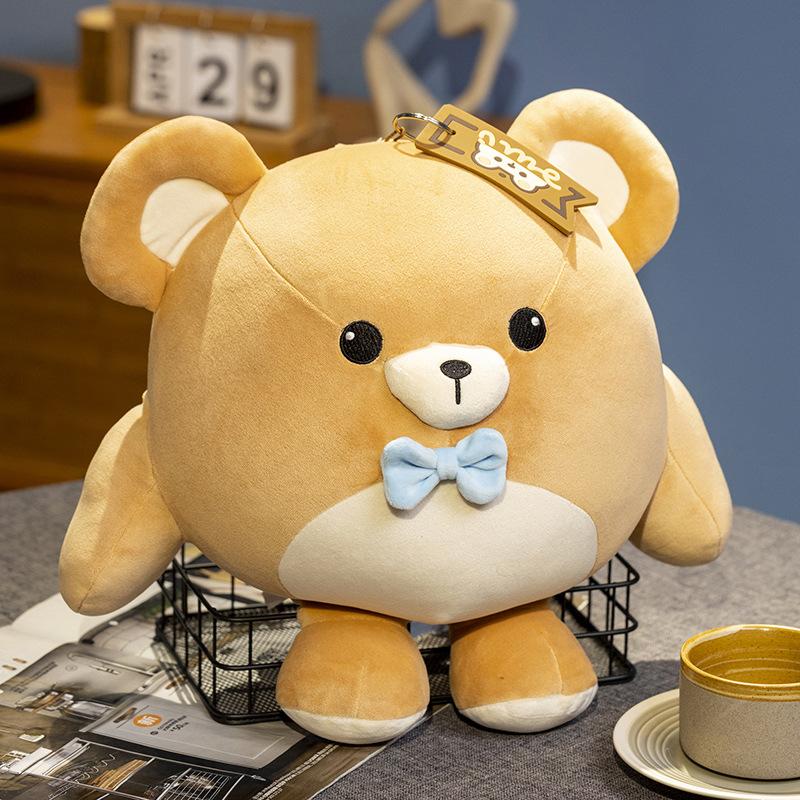 

Party Original Egg Heartless Bear Plushie Cute Animation Character Girls Birthday Pillow Present StyleA,9200.14