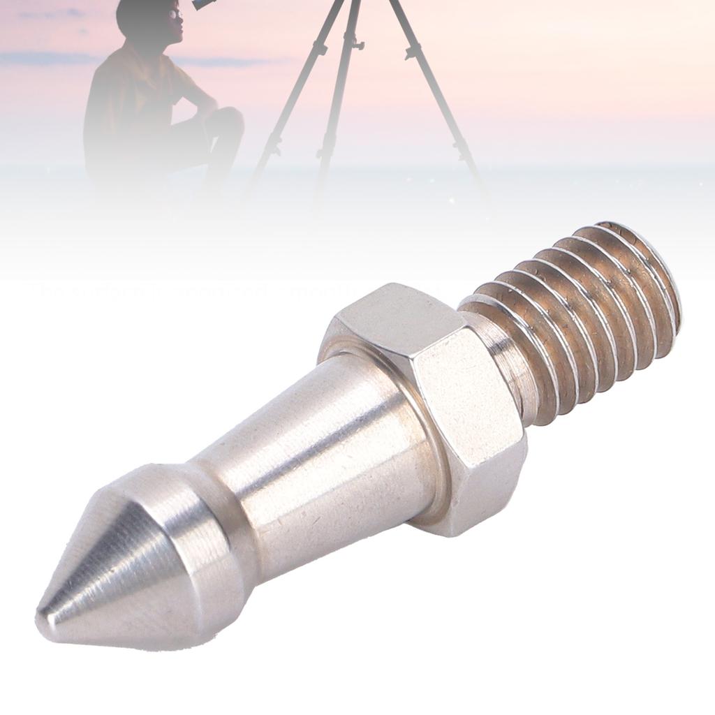 M8 Paslanmaz Çelik Ayak Sivri Kamera Tripod Sivri Monopod Tripod için Yedek
