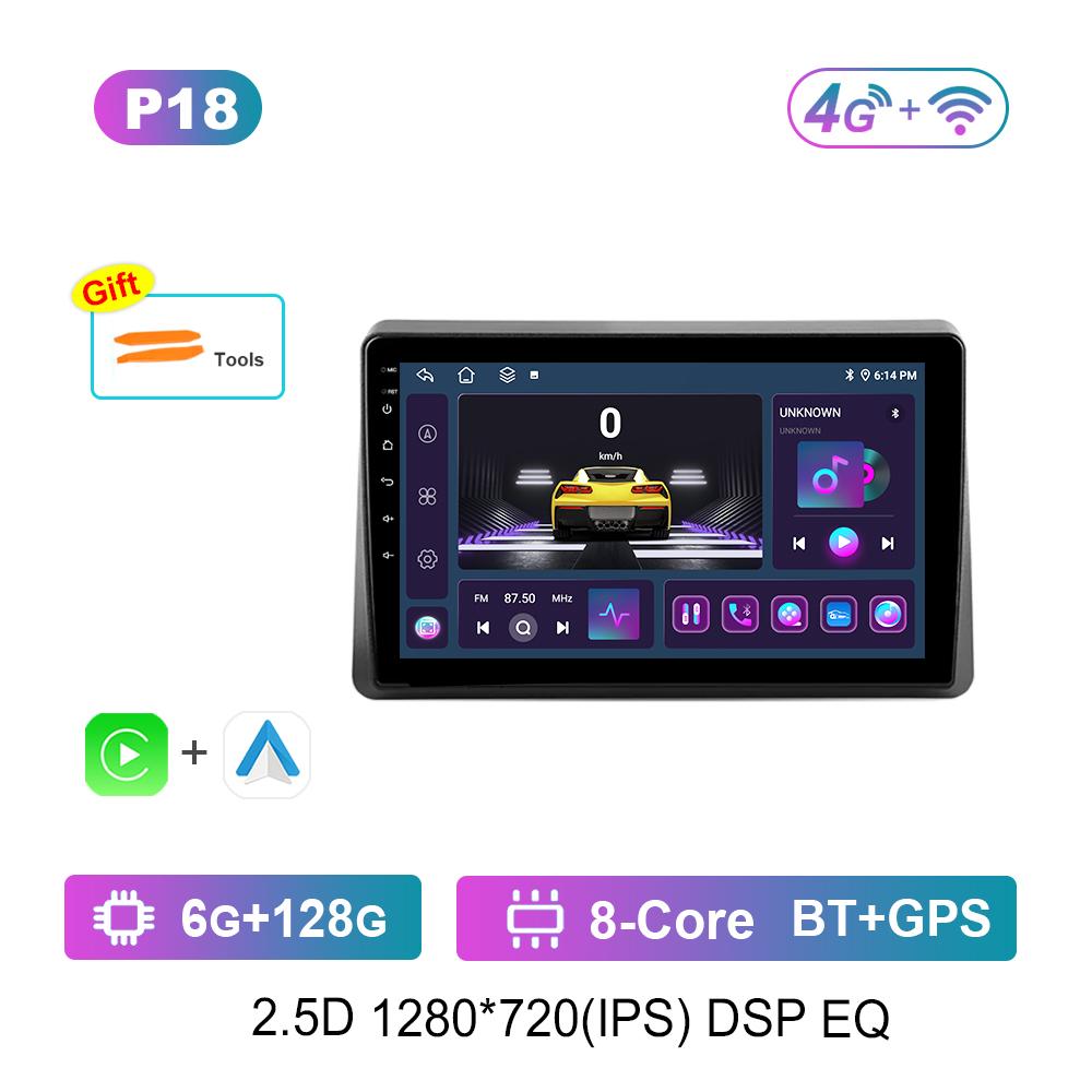 Pentru Renault Master 2019 - 2022 Radio Auto Android Multimedia Player Video Bluetooth DSP Stereo WiFi GPS Ecran Tactil HD carplay