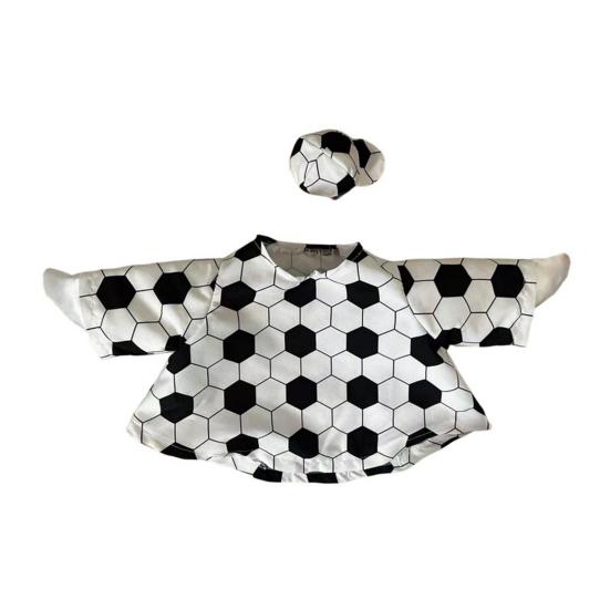 

1 Набор Наряд для Гуся на Крыльцо Футбольный 23-дюймовая Уличная Садовая Газонная Территория Статуя Гуся Футбольный Принт Костюм Шляпа Праздничная Вечеринка Переодевание Одежда черный белый