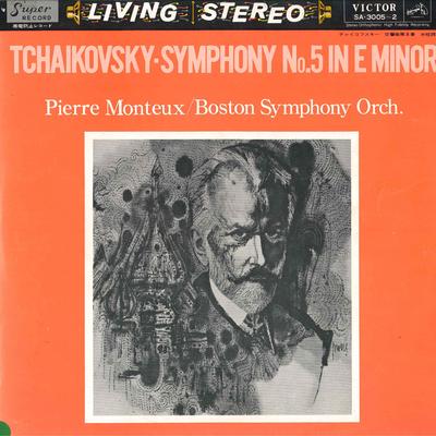 LP Record PIERRE MONTEUX, BOSTON SYMPHONY ORC - Tchaikovsky : Symphony No.5 In E MI SA30052 VICTOR Japan Classical Used