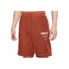 Logo Embroidered Comfortable Sports Breathable Shorts Men Shorts Brown DA5498-255