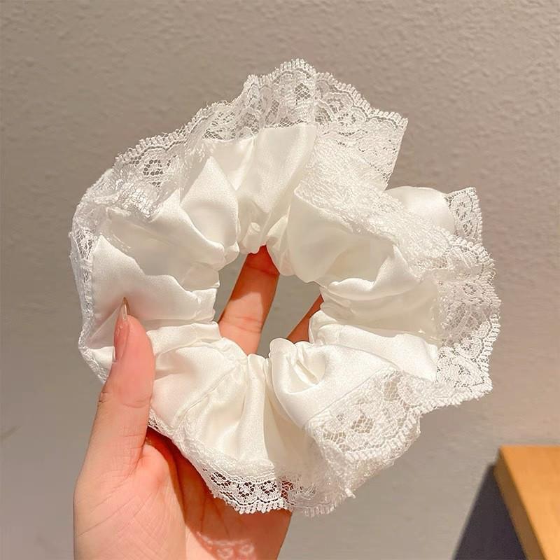 Fresh Summer Sweet Lace Bow Hair Tie - Elegant & Stylish Hair Accessory