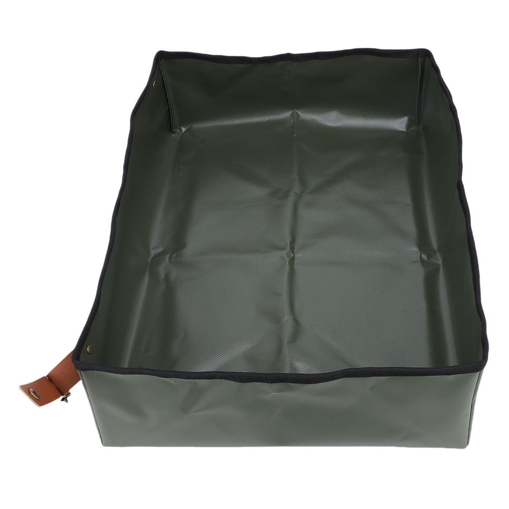 Portable Cat Travel Litter Box Waterproofing Foldable Litter Box Cat Collapsible Toilet for Hotels Camping Outdoor Activities