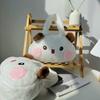 Cute Bubu Dudu Plush Handbag Kawaii Animal Panda Plush Purse Soft White Bear Small Plush Wallet Cute Cartoon Doll Birthday Gift
