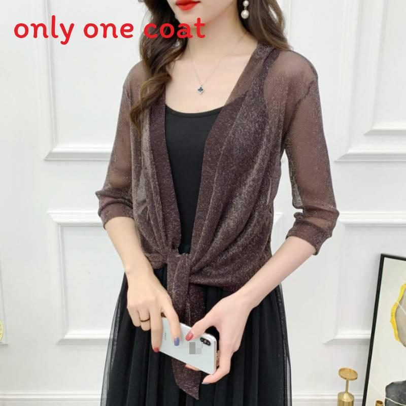 Summer Girls Lace Mesh Short Cardigan With Tie Closure For Casual Wear