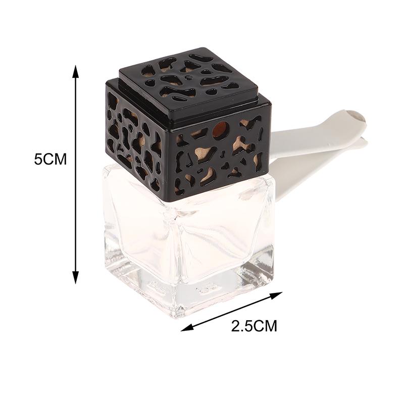 1 Stück Autozubehör Auto Duft Leere Glasflasche Clip Auto Lufterfrischer Flasche Parfüm Clip Lüftungsauslass Aromatherapie