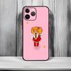 Anime Cute M-Manga Candy Phone Case Black Matte Thin Phone Case For iPhone17 16 15 14 13 ProMax