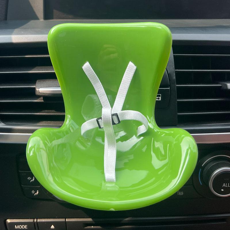 Labubu Barnesete 17cm Kawaii Plysj Sikkerhetssete Bil Luftuttaksdekorasjon Kawaii Anime Dukke Bilinteriørdekor Kreative Gaver