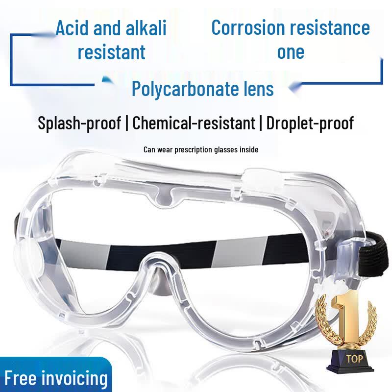 Anti-Fog Acid-Resistant Safety Goggles
