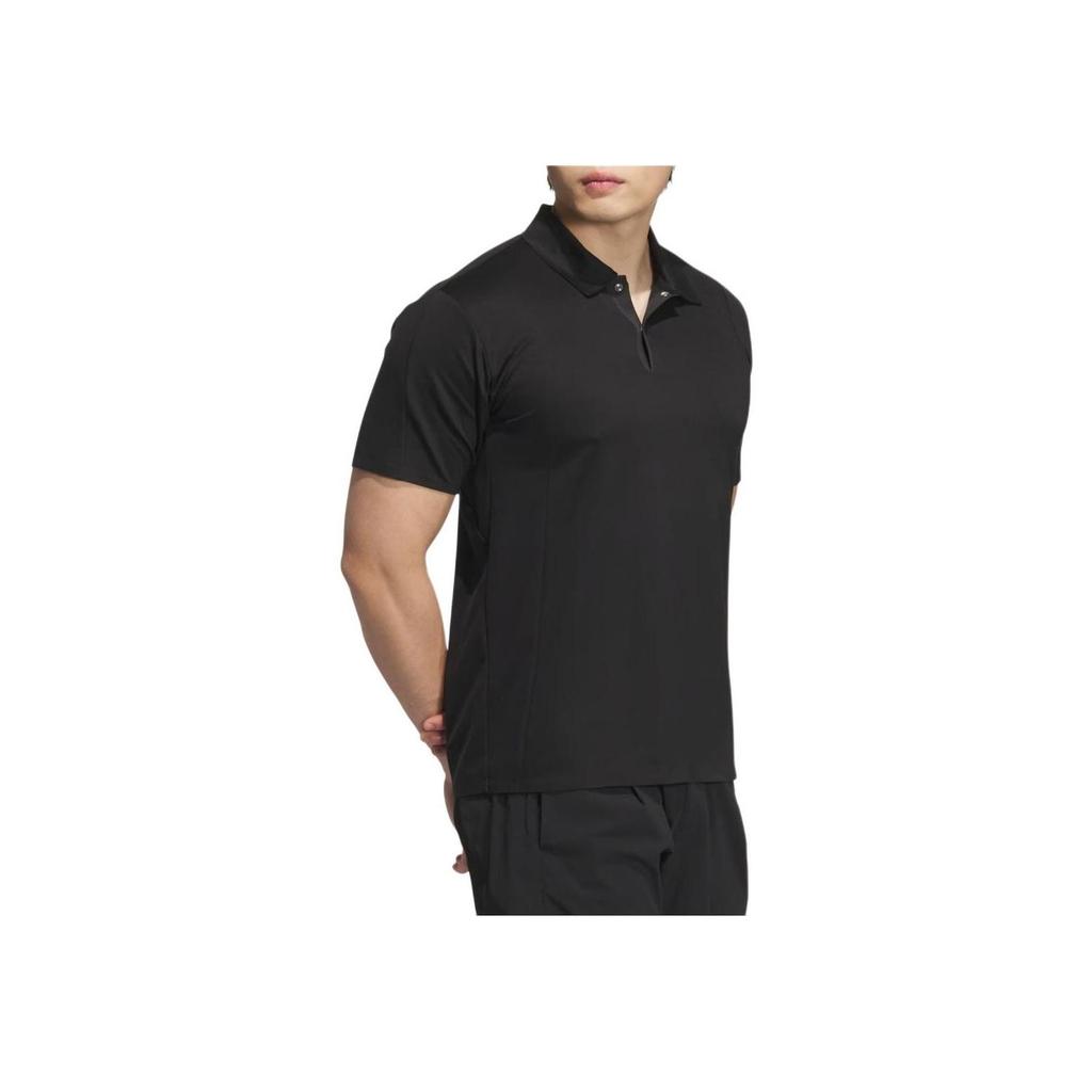 adidas Martial Series Casual Sports Short Sleeve Polo Shirt Men Tops Black JI8700