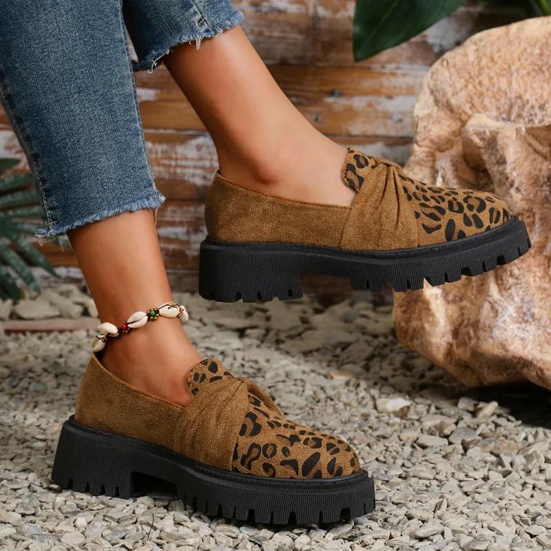 Fashion Autumn New Coarse Heel Single Shoes Women's Round Head Deep Mouth Suede Butterfly Knot Thick Sole Low Top Shoes