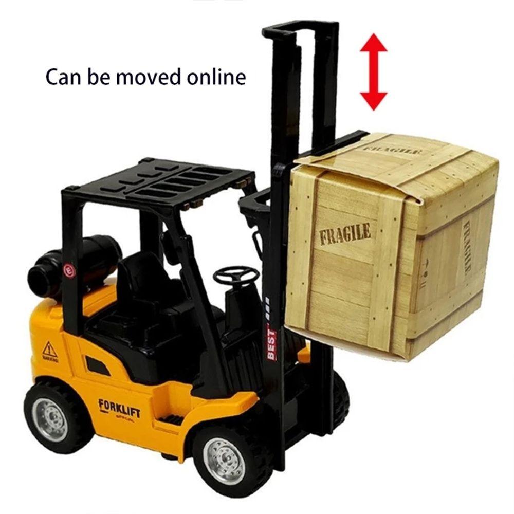 Car Vehicle Set Pallet Interactive Toy Die-Cast Model Forklift Friction Toy Vehicle Construction