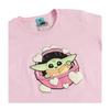 Star Wars The Mandalorian Womens/Ladies Grogu Puff Print Fitted T-Shirt