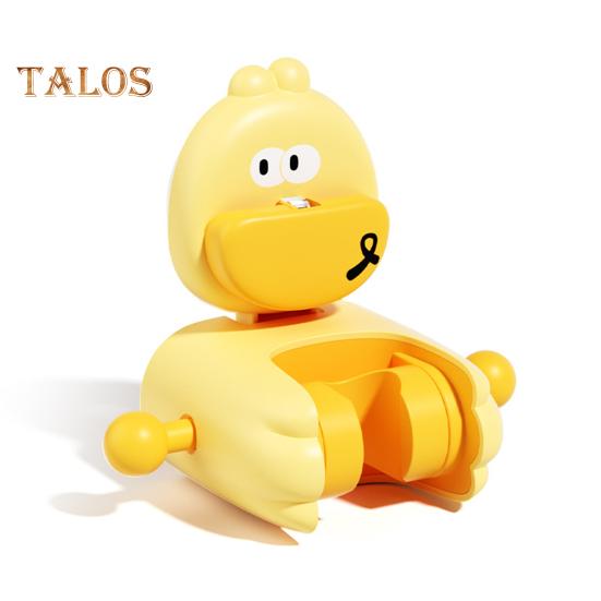 Shower Rack Cartoon Bear Duck Shape Wall-mounted Suction Cup Shower Holder Strong Load-Bearing Capacity Hook Design Shower Shelf
