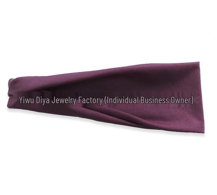 Unisex Sports Headband: Sweat-Absorbing Yoga Hair Band for Running