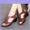 Roman Sandals For Women With Pu Material And Fish Mouth Design For Casual Daily Wear