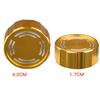 AUSHOOL Motorcycle Master Cylinder Cap and Reservoir Tank Cover for Honda CBR1000RR Rear Brake and Clutch (08-20) (04-07) (Gold)