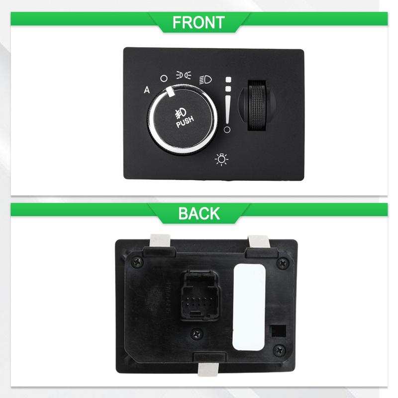 Headlight Control Switch for Jeep Grand Cherokee 2014-  1S13335  68189156AA Black 6 P Car Light Control Switches