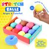 Slowrising Stress Balls for Kids and Adults- 12 Pcs Sensory Balls Fidget Toys for Kids with Autism, Stretch Squishy Balls for Anxiety Relief, Fidget
