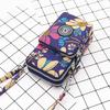 Nylon Schulter-Crossbody-Handytasche für Damen, Sport Laufen Mehrschichtige Reißverschlusstasche Armbandtasche, Clutch Münzbörse, Schlüsselhalter
