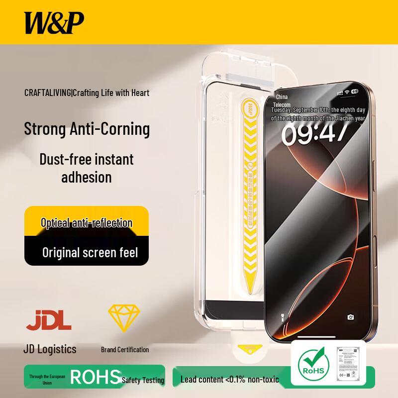 W&P Corning Glass Screen Protector for iPhone
