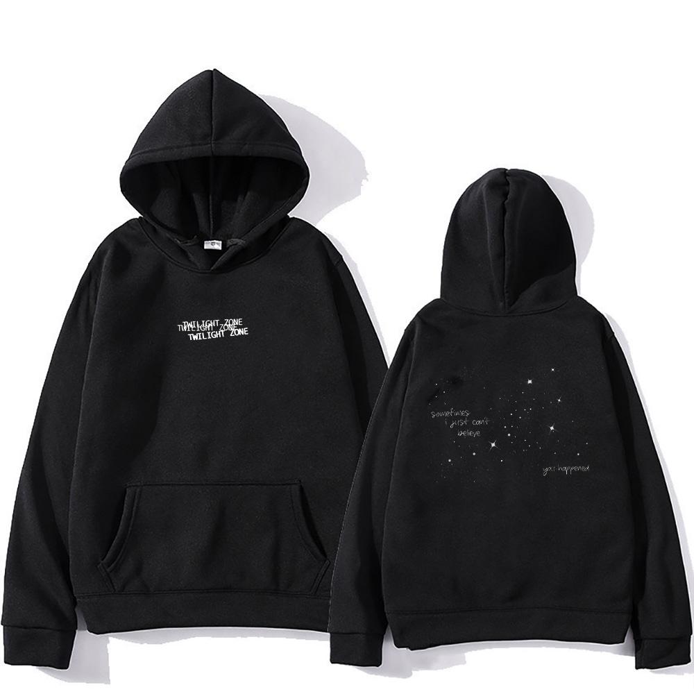 Ariana Grande Twilight Zone Constellation Hoodie Men Women Hip Hop Casual Clothes Unisex Fashion Sweatshirts Y2K Hoody