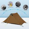 3F UL GEAR Lanshan Tent for 2 Compact and Simple UV Easy To Set Stylish People, Ultra-lightweight, 2-piece Set, Tent, Windproof, Waterproof,