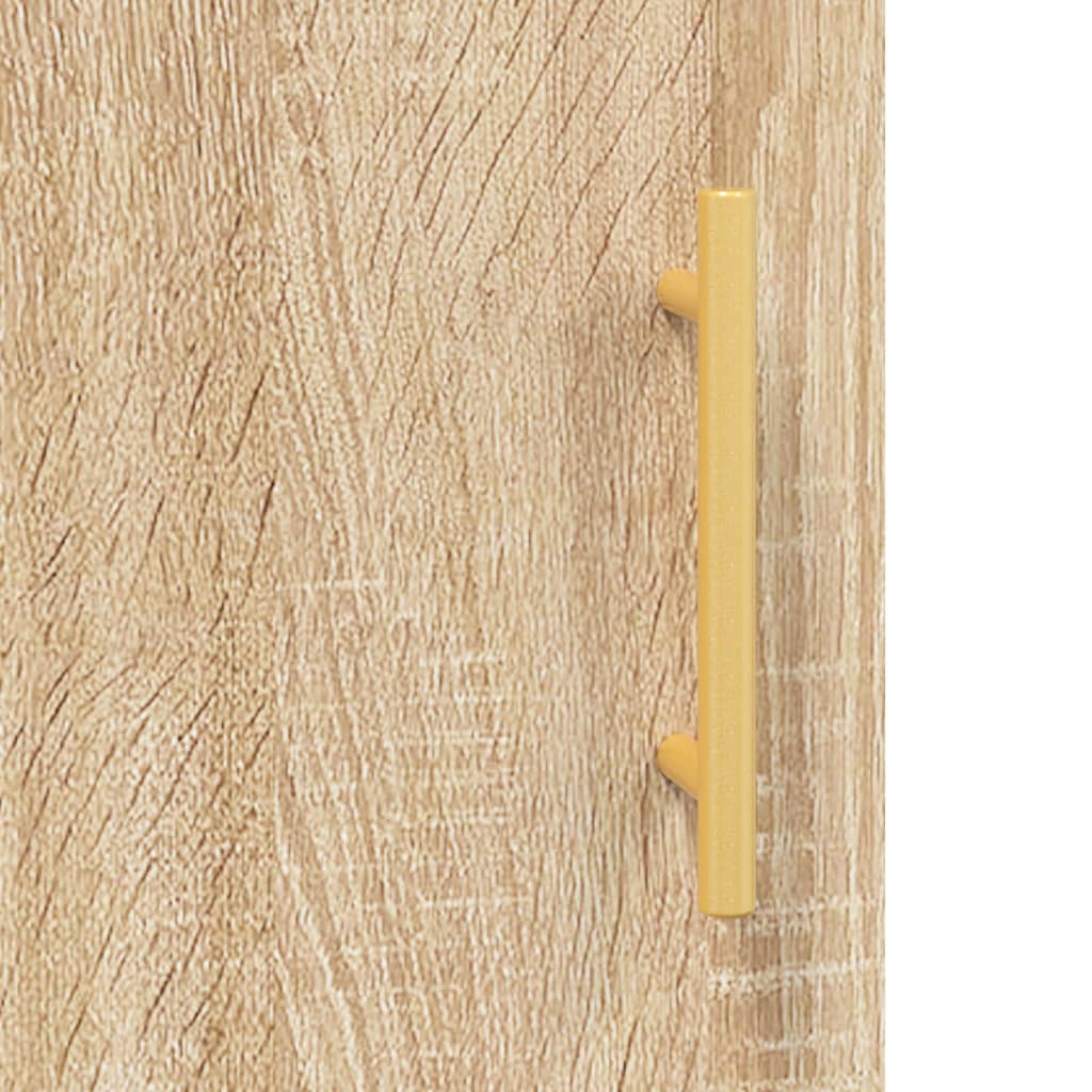Highboard in Sonoma Oak Finish 69.5 x 31 x 115 cm Particleboard