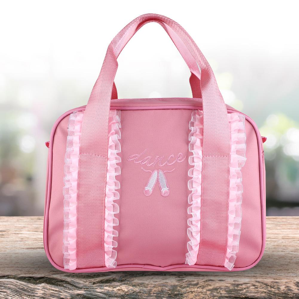 Girls Ballet Dance Kids handbag Single Shoulder Sports Bag (Black)