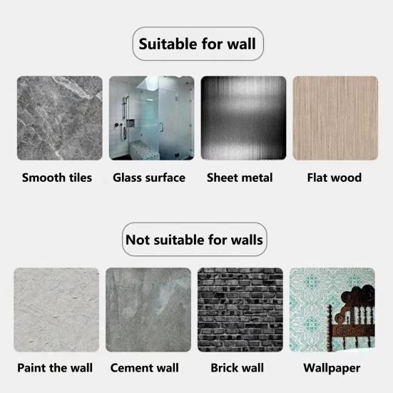 Uttagsställ Enkel självhäftande Enkel att installera Sovrumshållare Uttag Förvaring Daglig användning