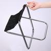 Lightweight Aluminum Alloy Portable Folding Stool Compact Foldable Chair for Outdoor Camping Fishing Travel Commuting Sports