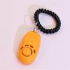 Dogs Training Clickers Plastic Pet Dogs Trainer Tool Stretch Help Wrist Rope Sound Keychains Dogs Training Clickers
